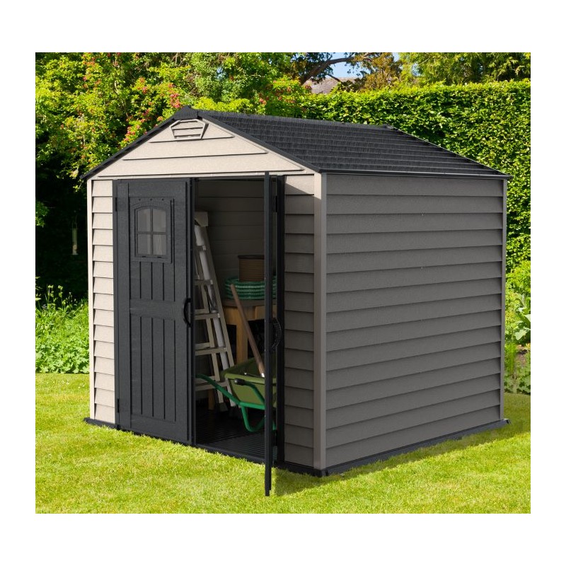 DuraMax StoreMax Plus 7x7 Vinyl Shed Kit w/ Molded Floor (30325)