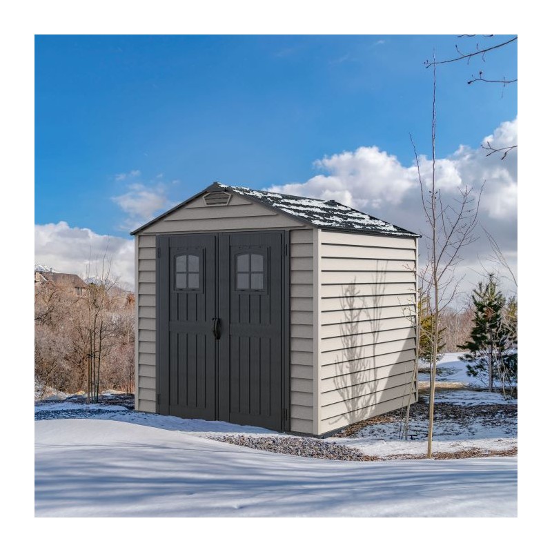 DuraMax StoreMax Plus 7x7 Vinyl Shed Kit w/ Molded Floor (30325)