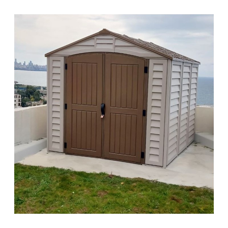 DuraMax 8x8 DuraPlus Vinyl Shed Kit w/ Foundation (30114)