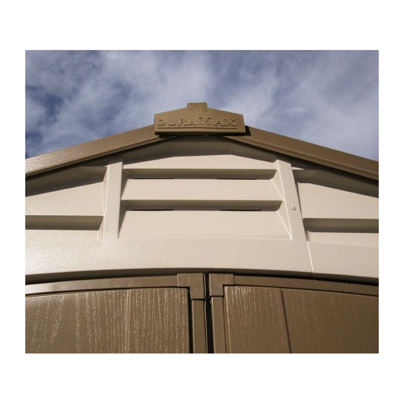 DuraMax 8x8 DuraPlus Vinyl Shed Kit w/ Foundation (30114)