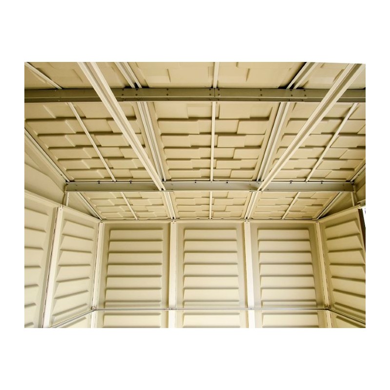 DuraMax 10x8 Woodbridge Plus Vinyl Shed Kit w/ Foundation (40214)