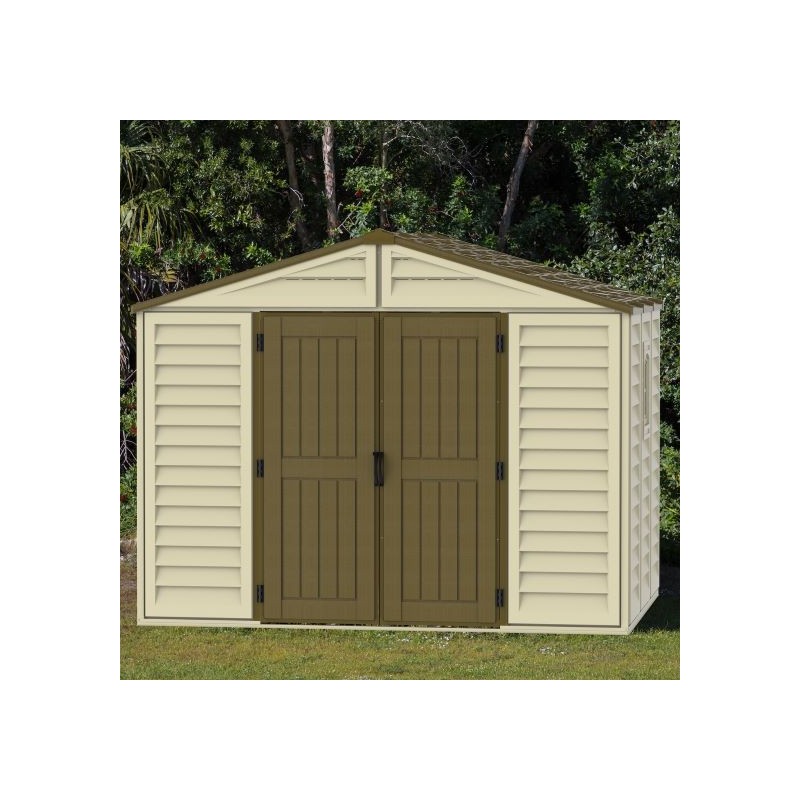 DuraMax 10x10 Woodbridge Plus Vinyl Shed Kit w/ Foundation (40224)