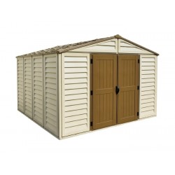 DuraMax 10x8 Woodbridge Plus Vinyl Shed Kit w/ Foundation (40214)