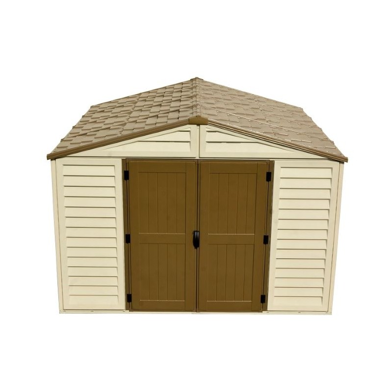 DuraMax 10x10 Woodbridge Plus Vinyl Shed Kit w/ Foundation (40224)