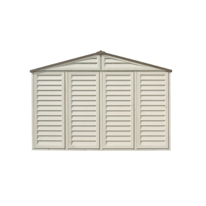 DuraMax 10x13 Woodbridge Plus Vinyl Shed Kit w/ Foundation (40234)