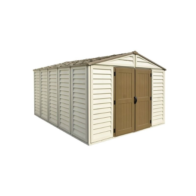 DuraMax 10x13 Woodbridge Plus Vinyl Shed Kit w/ Foundation (40234)