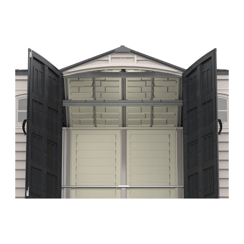 Duramax Apex Pro 10x8 Vinyl Storage Shed Kit w/ Double Doors (40116)