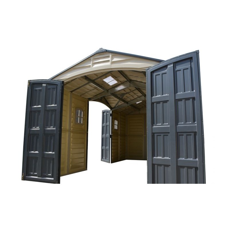 Duramax Apex Pro 15x8 Vinyl Storage Shed Kit w/ Double Doors (40216)