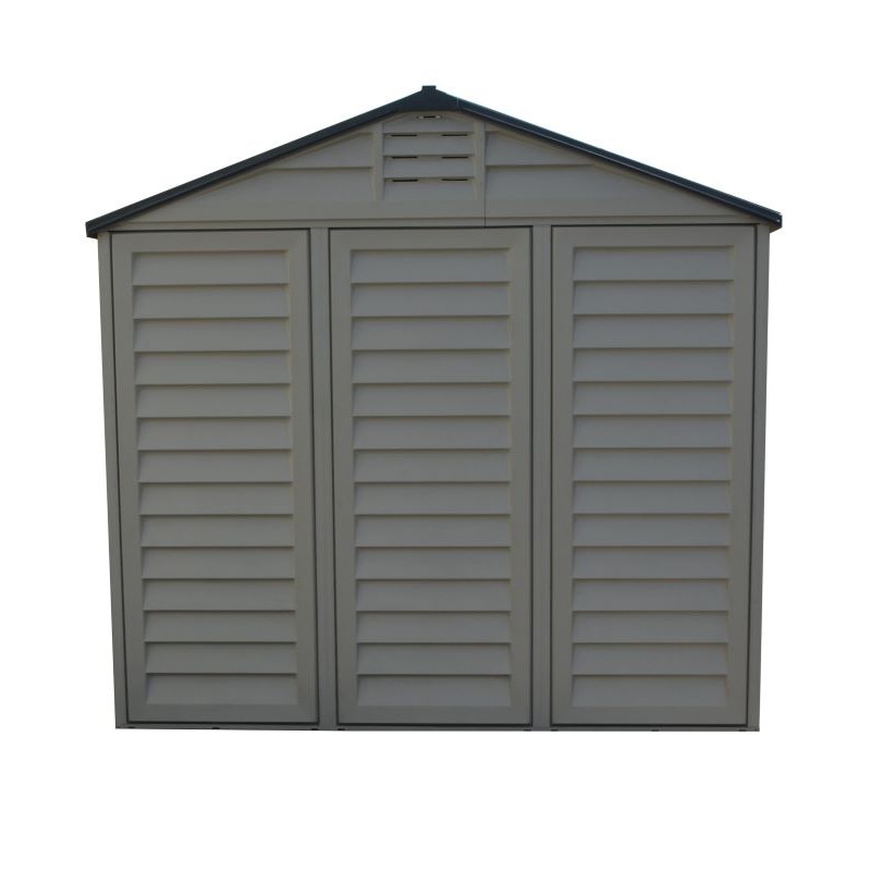 Duramax Apex Pro 15x8 Vinyl Storage Shed Kit w/ Double Doors (40216)