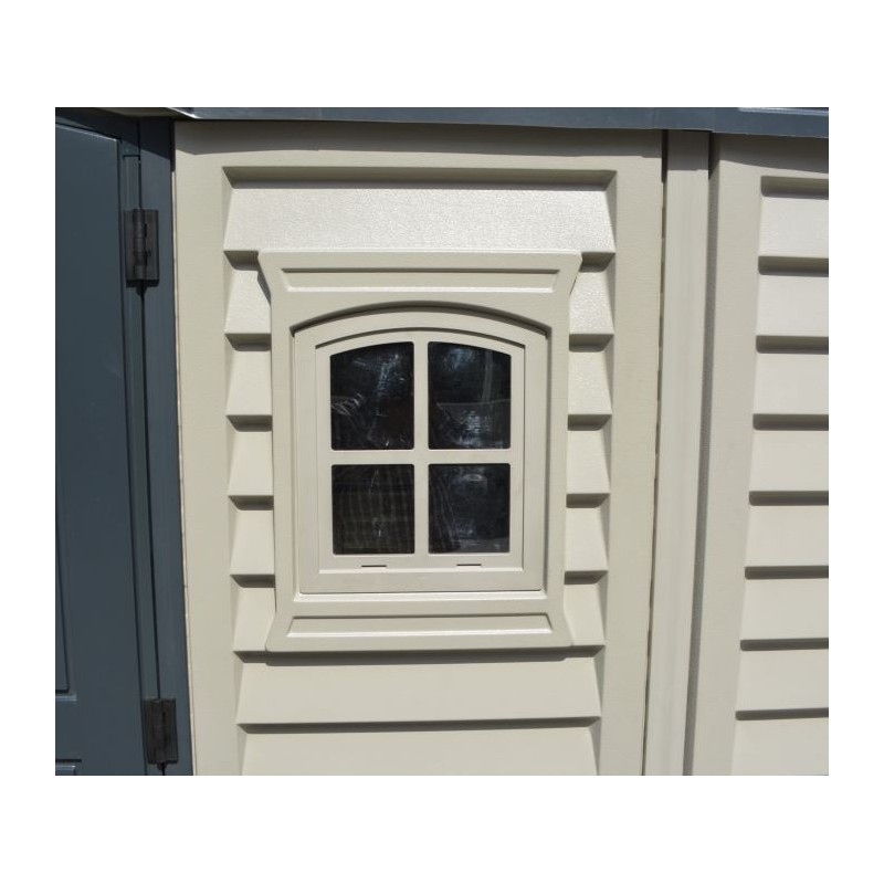 Duramax Apex Pro 15x8 Vinyl Storage Shed Kit w/ Double Doors (40216)