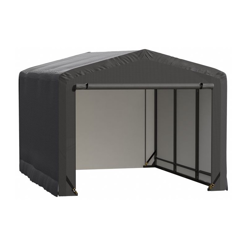 ShelterLogic 10x14x8 Sheltertube Garage Kit - Gray (SQAACC0103C01001408)
