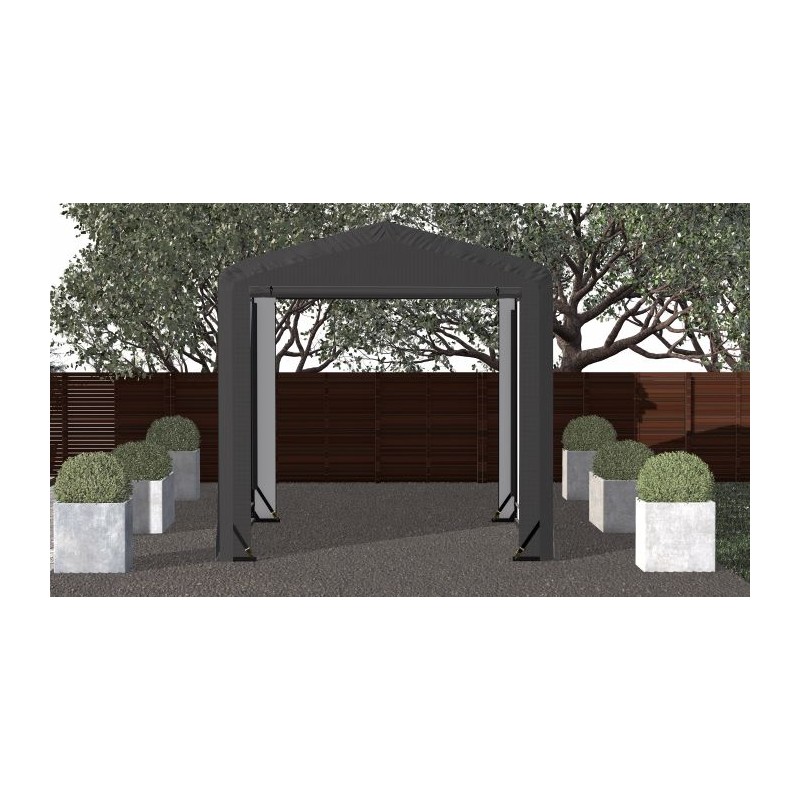 ShelterLogic 10x14x10 ShelterTube Garage Kit - Gray (SQAACC0103C01001410)