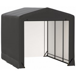 ShlelterLogic 10x18x8 ShelterTube Garage Kit - Gray (SQAACC0103C01001808)