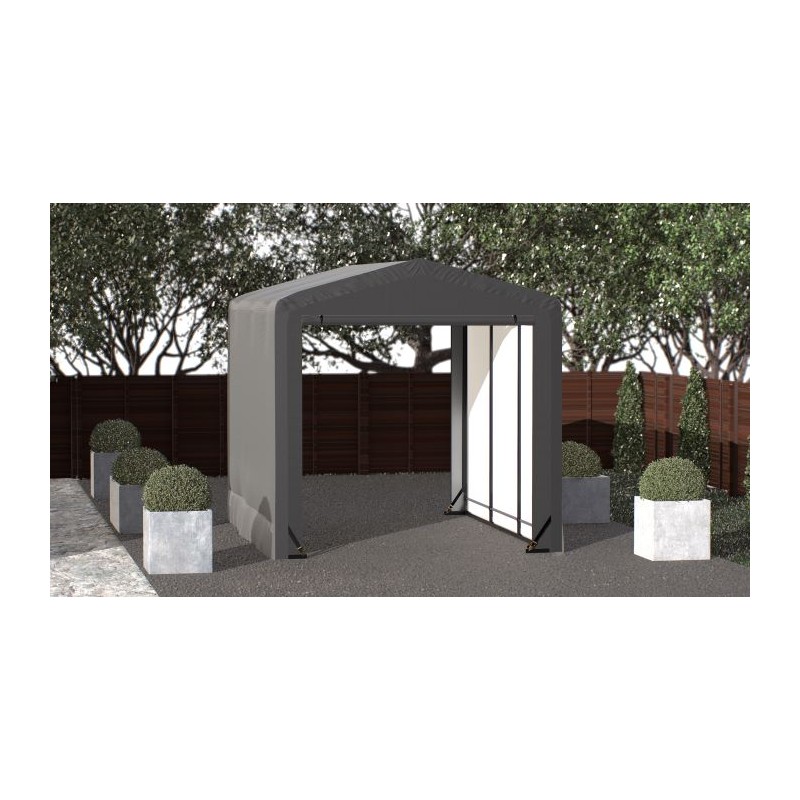 ShlelterLogic 10x18x8 ShelterTube Garage Kit - Gray (SQAACC0103C01001808)