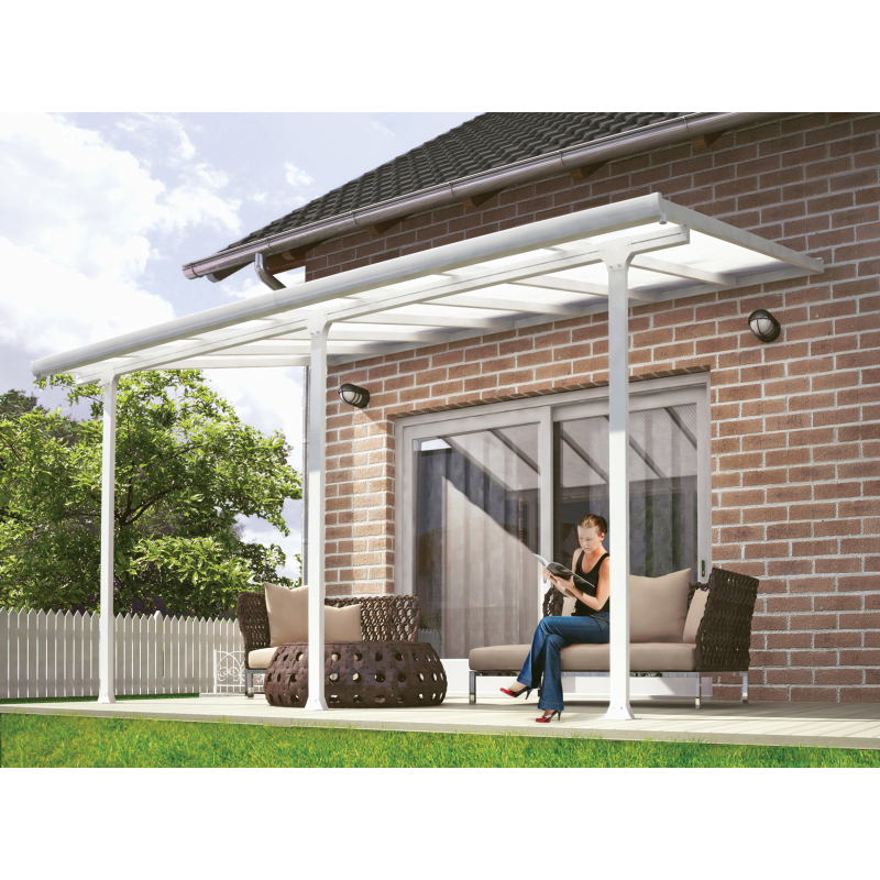 Palram - Canopia 10x44 Feria Patio Cover Kit - White (HG9344)