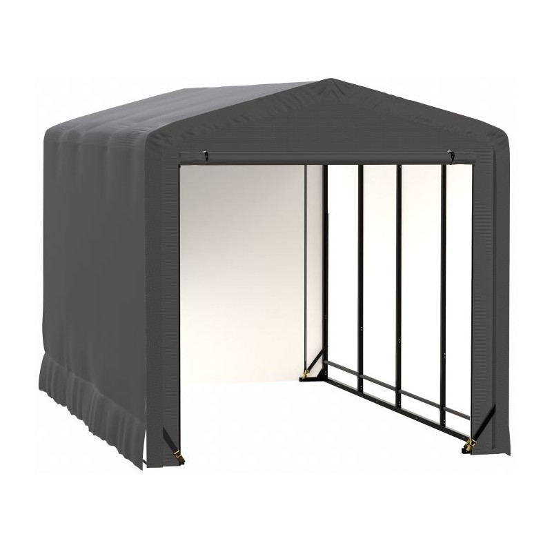 ShelterLogic 10x23x10 Sheltertube Garage Kit - Grey (SQAACC0103C01002310)