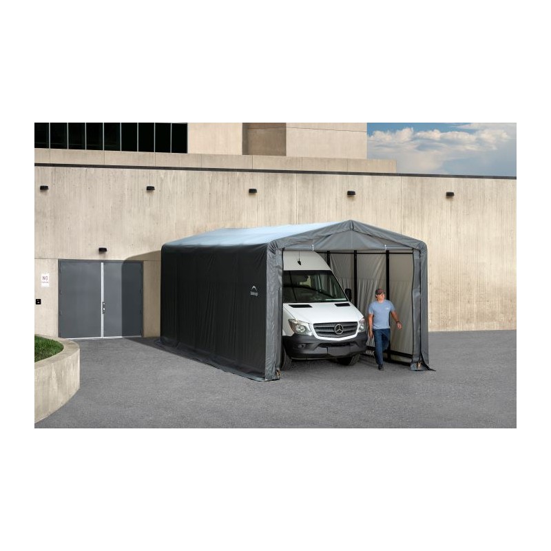 ShelterLogic 12x23x10 ShelterTube Garage Kit - Gray (SQAACC0103C01202310)