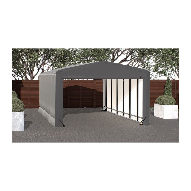 ShelterTube 12x27x10 Garage Shed - Gray (SQAACC0103C01202710)