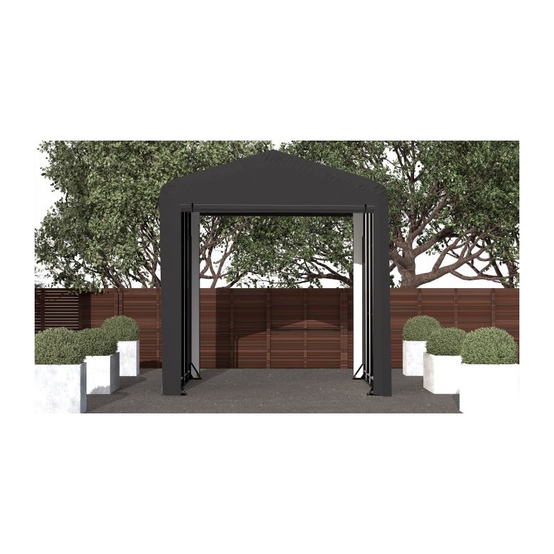 ShelterLogic 14x18x16 ShelterTube Garage Kit - Gray (SQAACC0103C01401816)