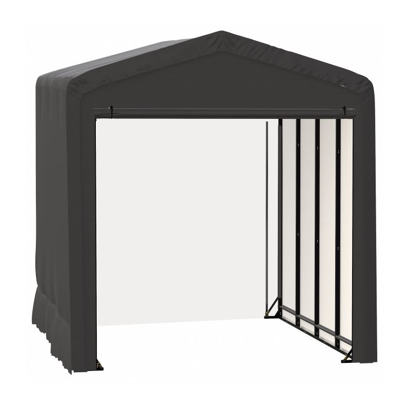 ShelterLogic 14x40x16 ShelterTube Garage Kit - Gray (SQAACC0103C01404016)