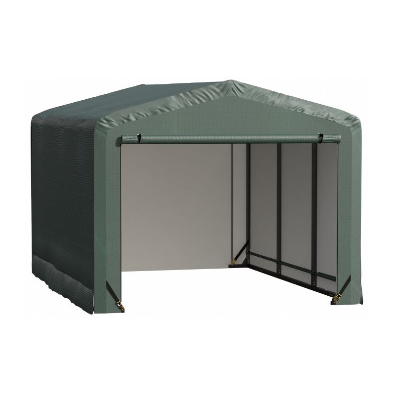 ShelterLogic 10x14x8 ShelterTube Garage Kit - Green (SQAACC0104C01001408)
