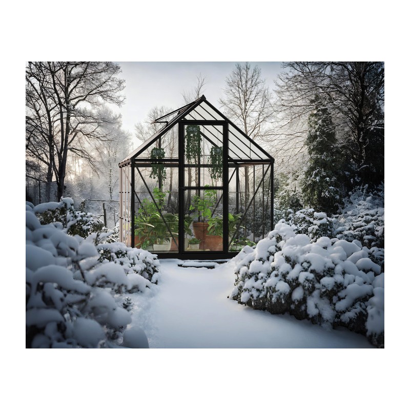 Palram - Canopia Hybrid 6' x 8' Greenhouse Kit - Black (HG5508K)