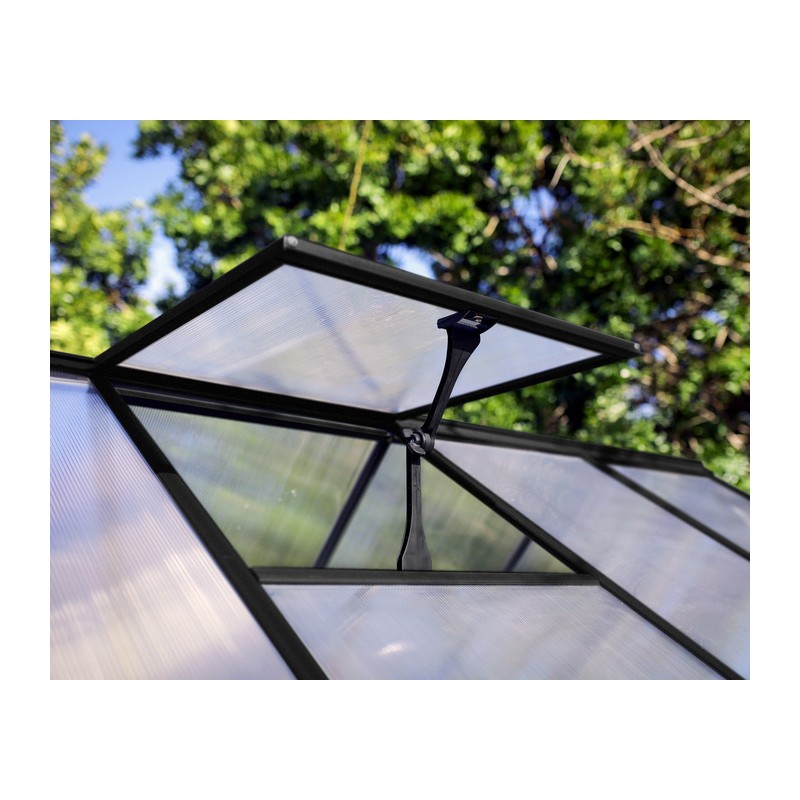 Palram - Canopia Hybrid 6' x 8' Greenhouse Kit - Black (HG5508K)