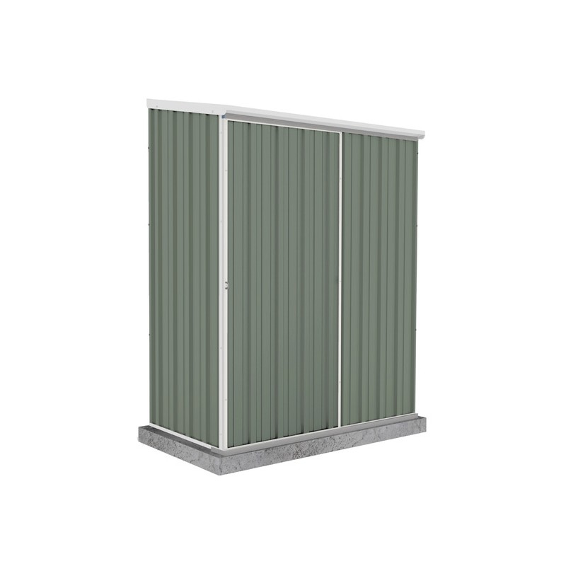 Absco 5' x 3' EZI Slider Metal Storage Shed - Pale Eucalypt (AB1045)