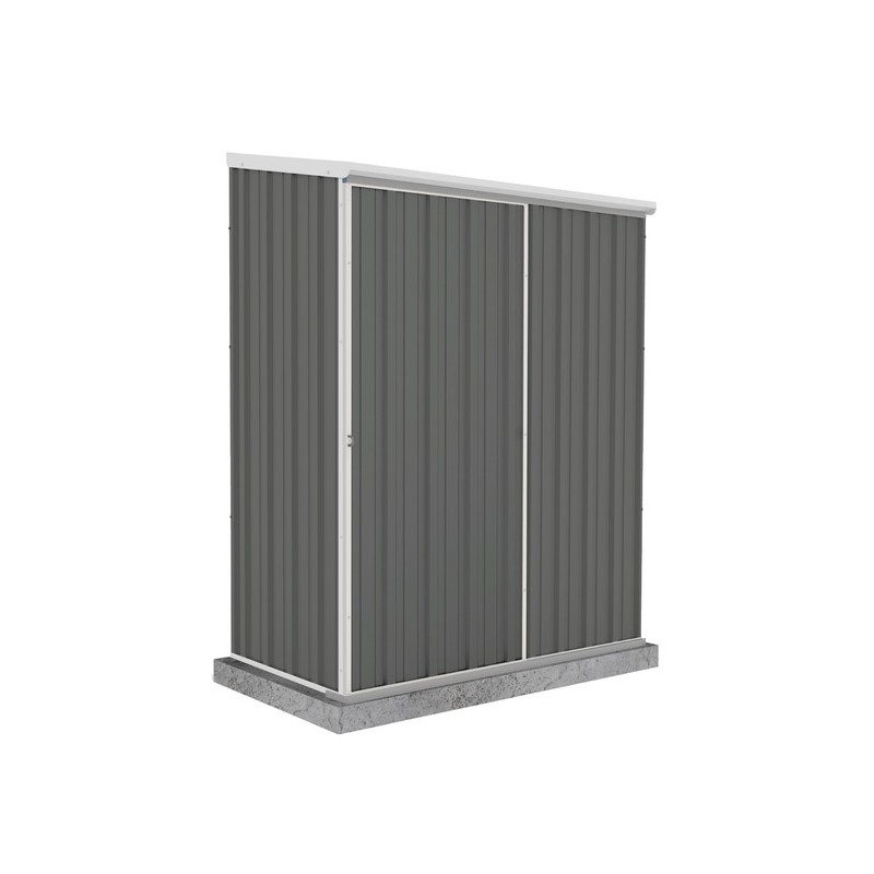 Absco 5' x 3' EZI Slider Metal Storage Shed - Woodland Gray (AB1046)