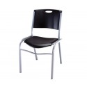 Lifetime Commercial Contoured Stacking Chair 14 Pack (Black) 82830