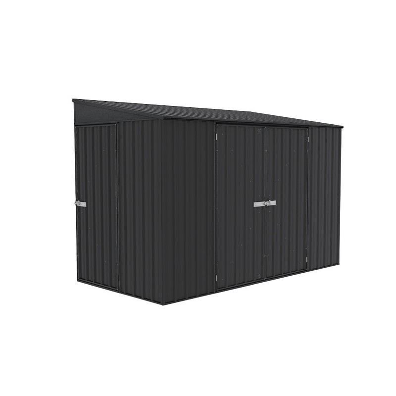 Absco Durango 10' x 5' Metal Bike Shed Kit - Monument (AB1150)