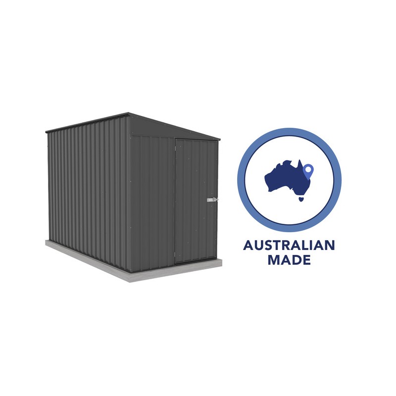 Absco Durango 5' x 10' Metal Bike Shed Kit- Monument (AB1142)