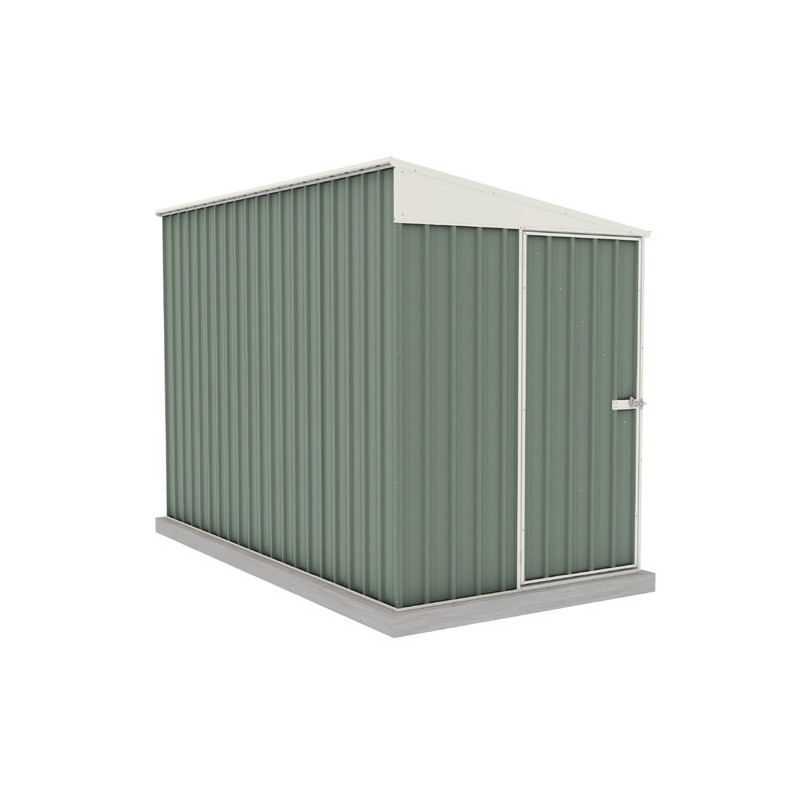 Absco Durango 5' x 10' Metal Bike Shed  Kit- Pale Eucalypt (AB1144)