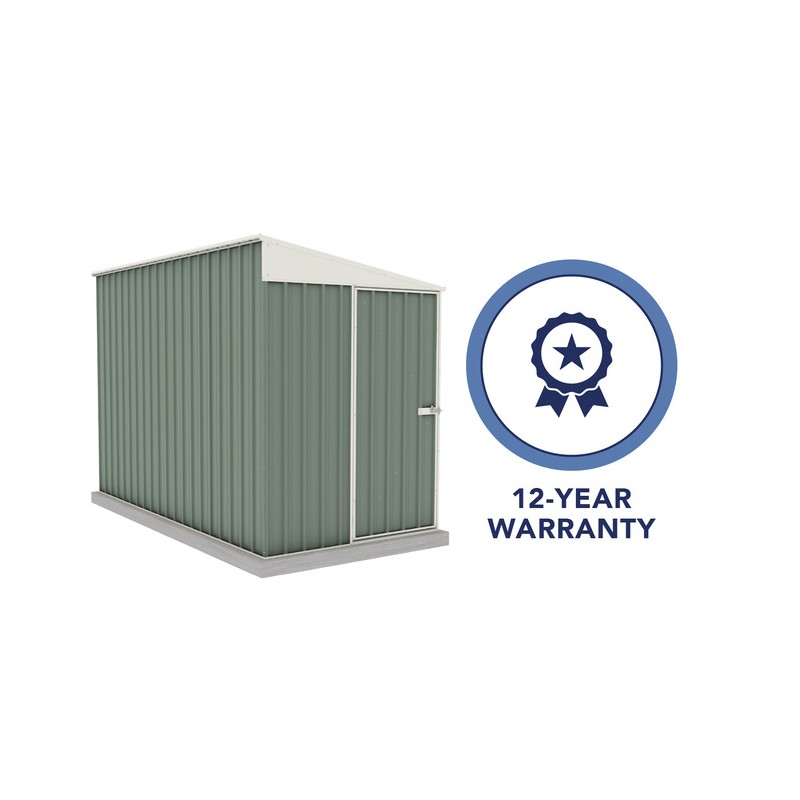 Absco Durango 5' x 10' Metal Bike Shed Kit- Pale Eucalypt (AB1144)
