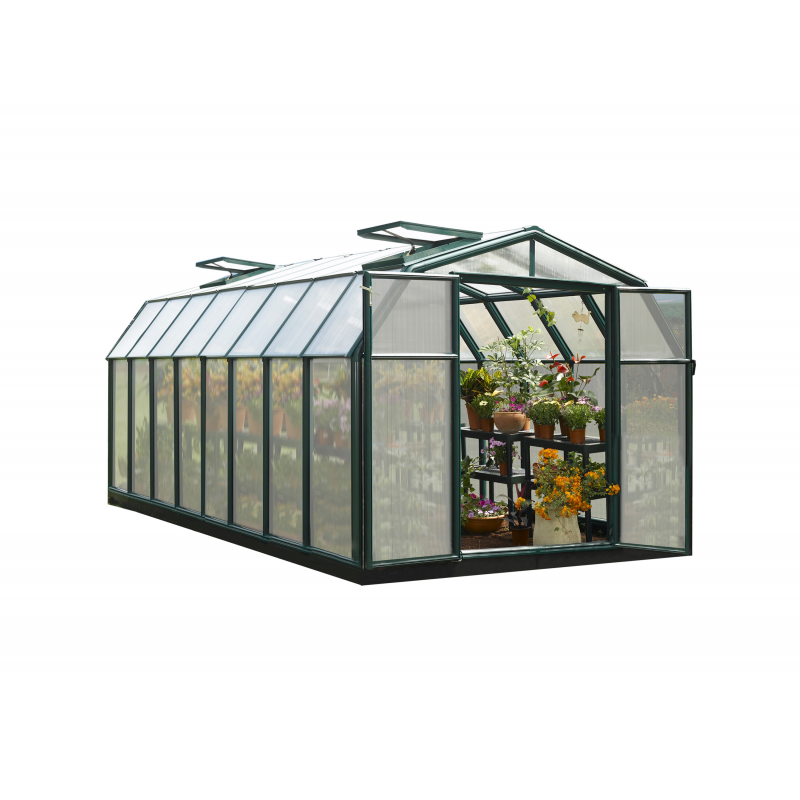 Rion 8x16 Hobby Gardener 2 Twin Wall Greenhouse Kit (HG7116)