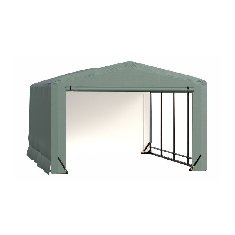 ShelterLogic 12x18x8 ShelterTube Garage Kit - Green (SQAACC0104C01201808)