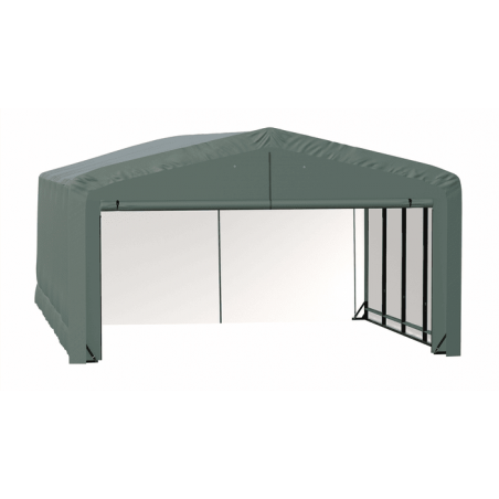 ShelterLogic 20x32x12 ShelterTube Wind and Snow-Load Rated Garage - Green (SQAADD0104C02003212) ShelterLogic 20x32x12 ShelterTube Wind and Snow-Load Rated Garage - Green (SQAADD0104C02003212)