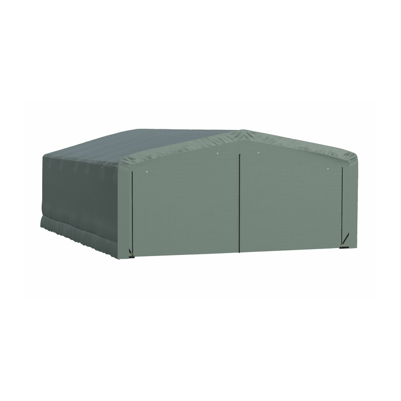 ShelterLogic 20x32x10 ShelterTube Wind and Snow-Load Rated Garage - Green (SQAADD0104C02003210)