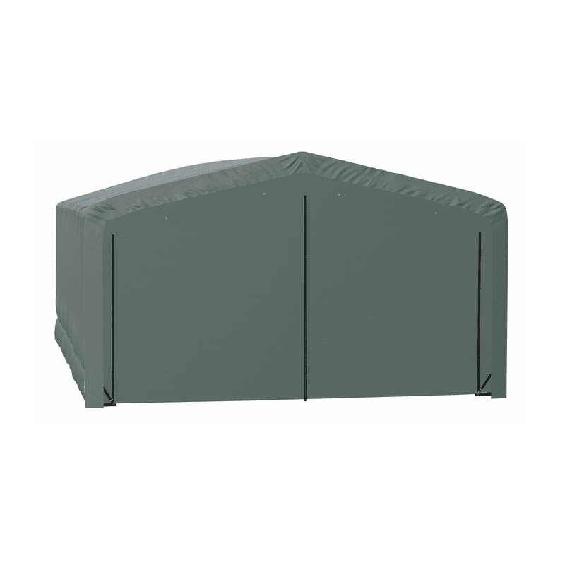 ShelterLogic 20x27x12 ShelterTube Wind and Snow-Load Rated Garage - Green (SQAADD0104C02002712)