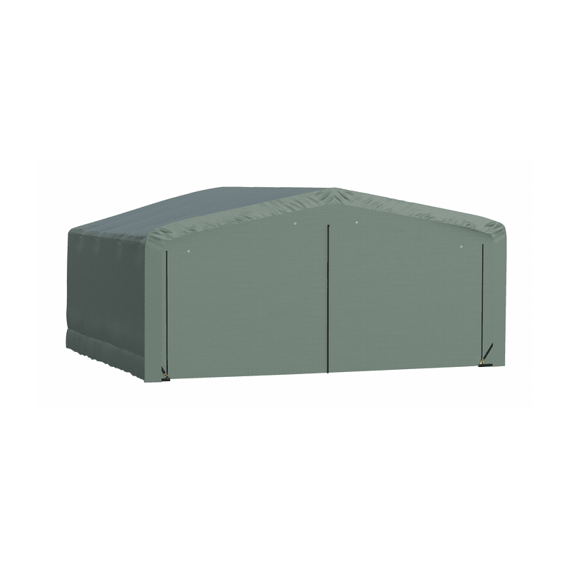 ShelterLogic 20x18x10 ShelterTube Wind and Snow-Load Rated Garage - Green (SQAADD0104C02001810)