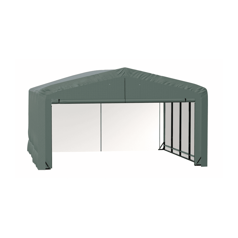 ShelterLogic 20x18x12 ShelterTube Wind and Snow-Load Rated Garage - Green (SQAADD0104C02001812)