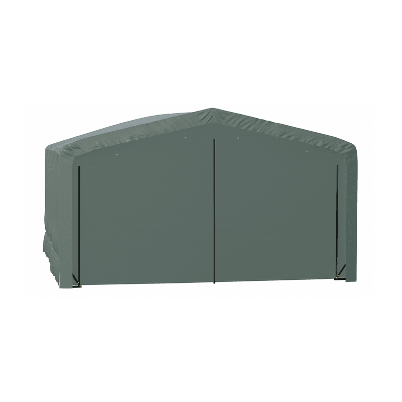 ShelterLogic 20x18x12 ShelterTube Wind and Snow-Load Rated Garage - Green (SQAADD0104C02001812)