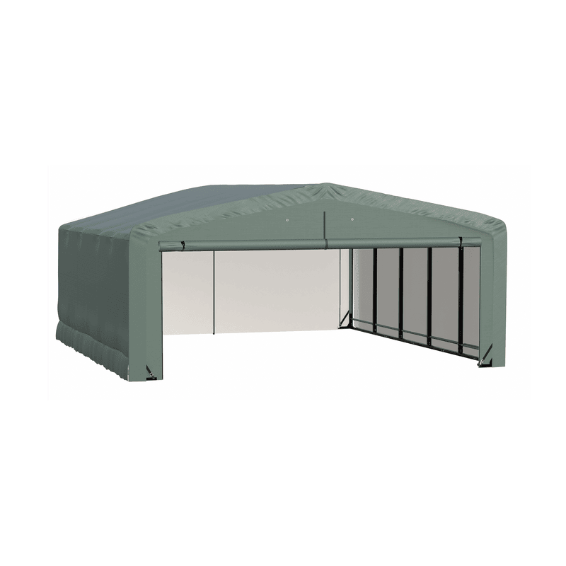 ShelterLogic 20x23x10 ShelterTube Wind and Snow-Load Rated Garage - Green (SQAADD0104C02002310)