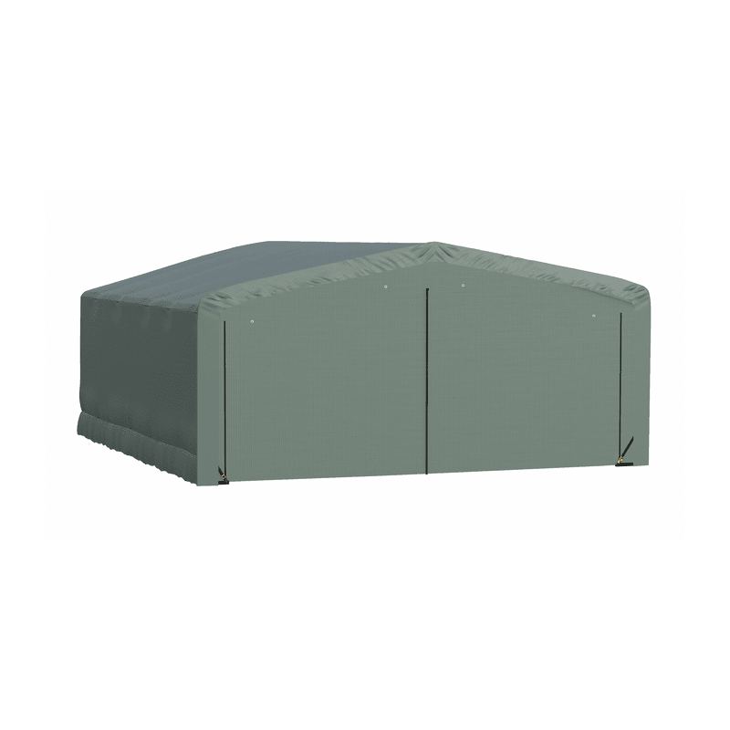 ShelterLogic 20x23x10 ShelterTube Wind and Snow-Load Rated Garage - Green (SQAADD0104C02002310)