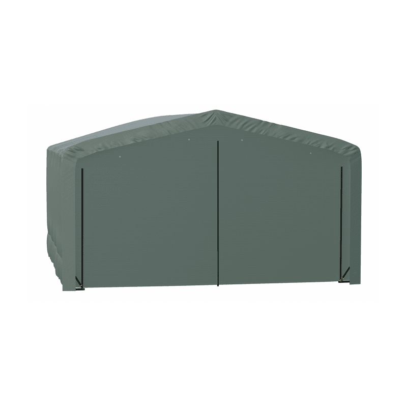 ShelterLogic 20x23x12 ShelterTube Wind and Snow-Load Rated Garage - Green (SQAADD0104C02002312)