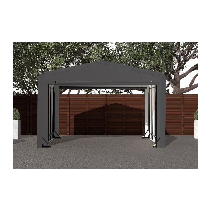 ShelterLogic 12x18x8 ShelterTube Garage Kit - Gray (SQAACC0103C01201808)