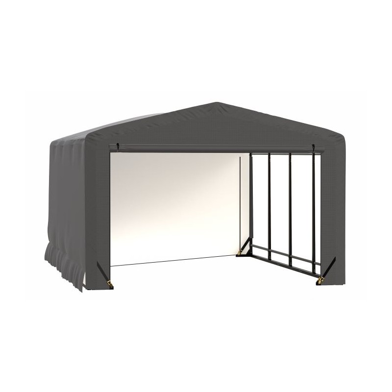 ShelterLogic 12x18x8 ShelterTube Garage Kit - Gray (SQAACC0103C01201808)