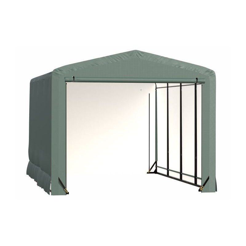 ShelterLogic 12x18x10 ShelterTube Garage Kit - Green (SQAACC0104C01201810)
