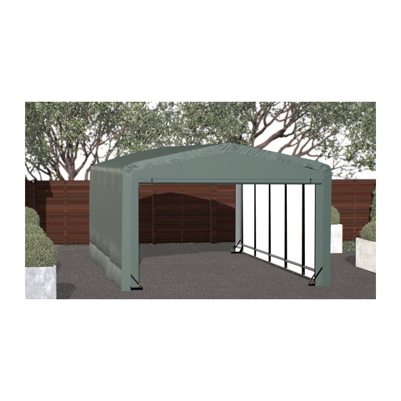 ShelterLogic 12x23x8 ShelterTube Garage Kit - Green (SQAACC0104C01202308)