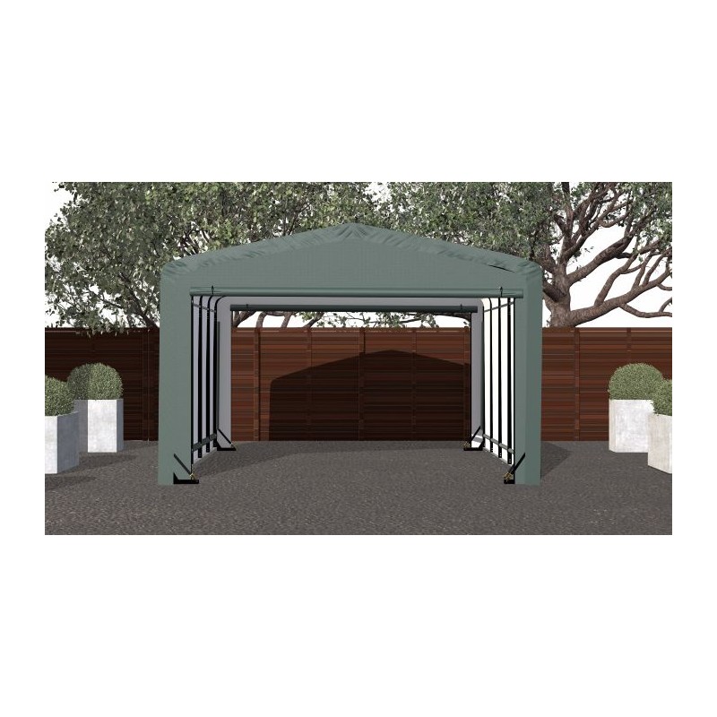 ShelterLogic 12x23x8 ShelterTube Garage Kit - Green (SQAACC0104C01202308)